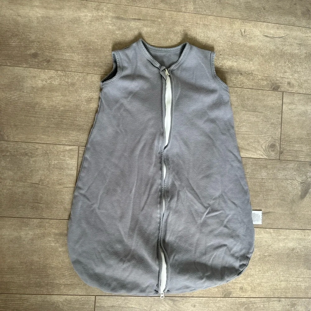 Yoofoss Gray & White Zip Sleep Sack Baby 0-6 Months
